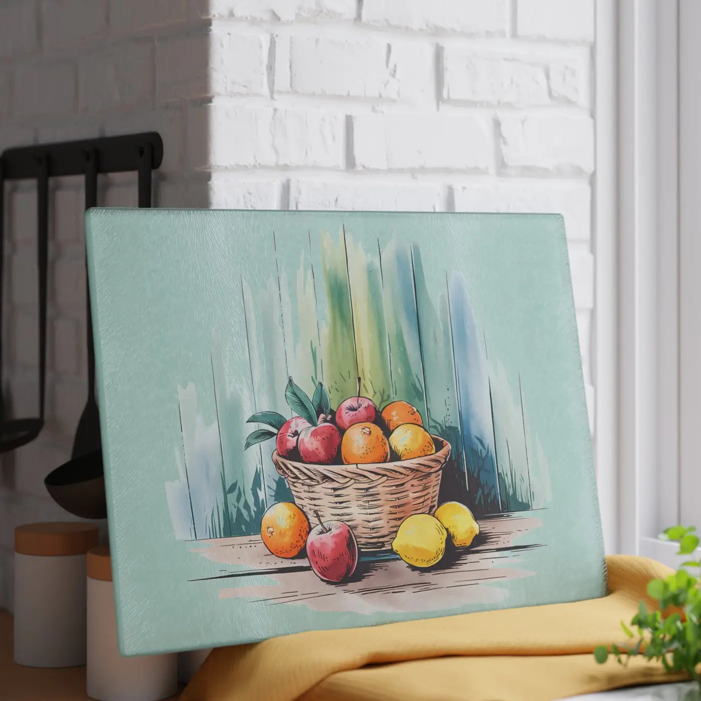 Colorful Tempered Glass Cutting Board for Culinary Enthusiasts - DipaliZ