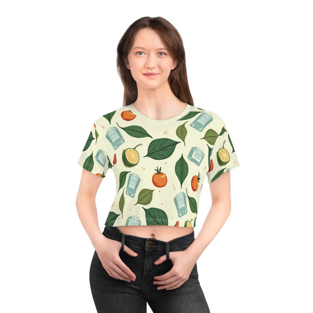 Refreshing Summer Crop Tee - Cool Vibes Style - DipaliZ