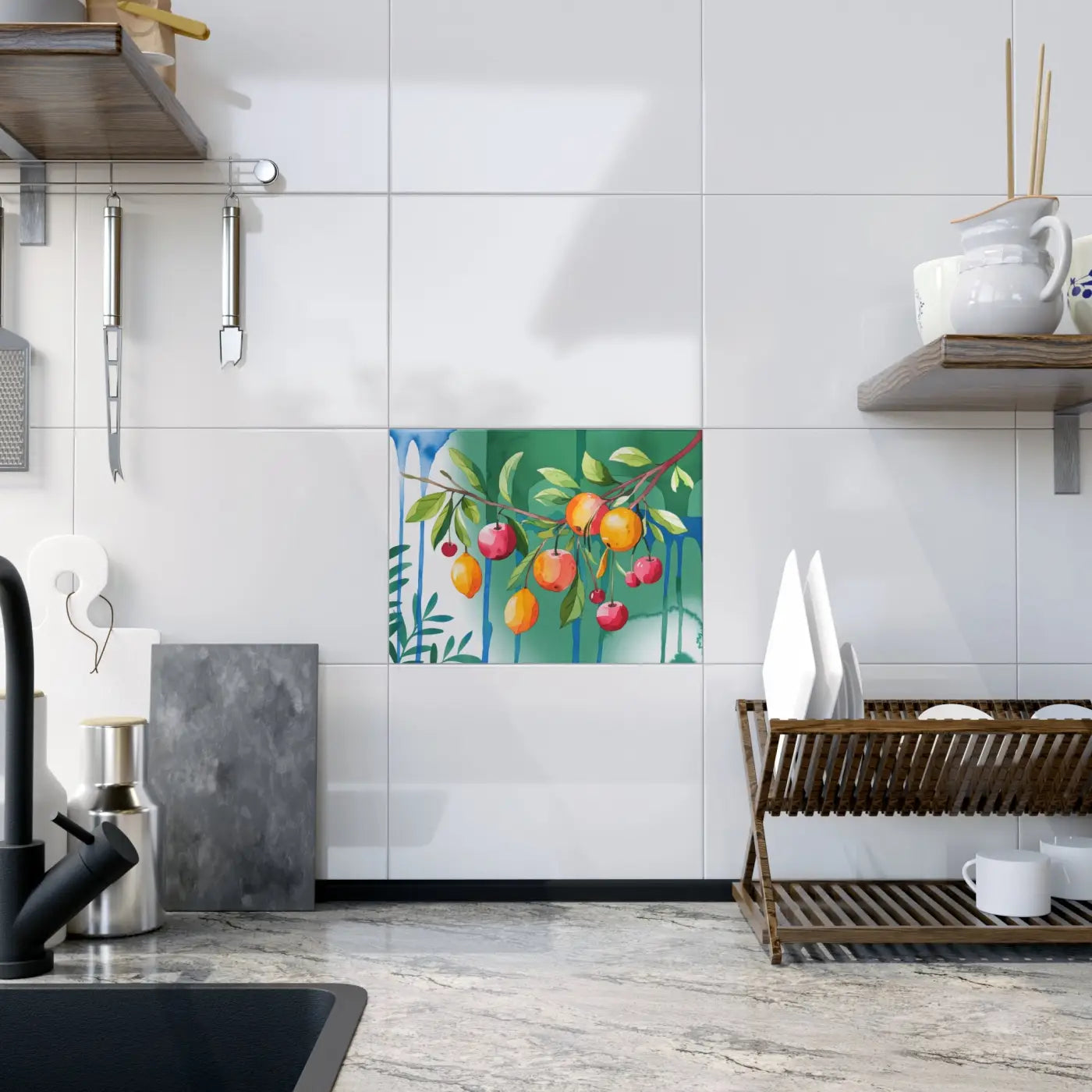 Stunning Ceramic Photo Tiles - Vibrant Wall Art Decor - DipaliZ