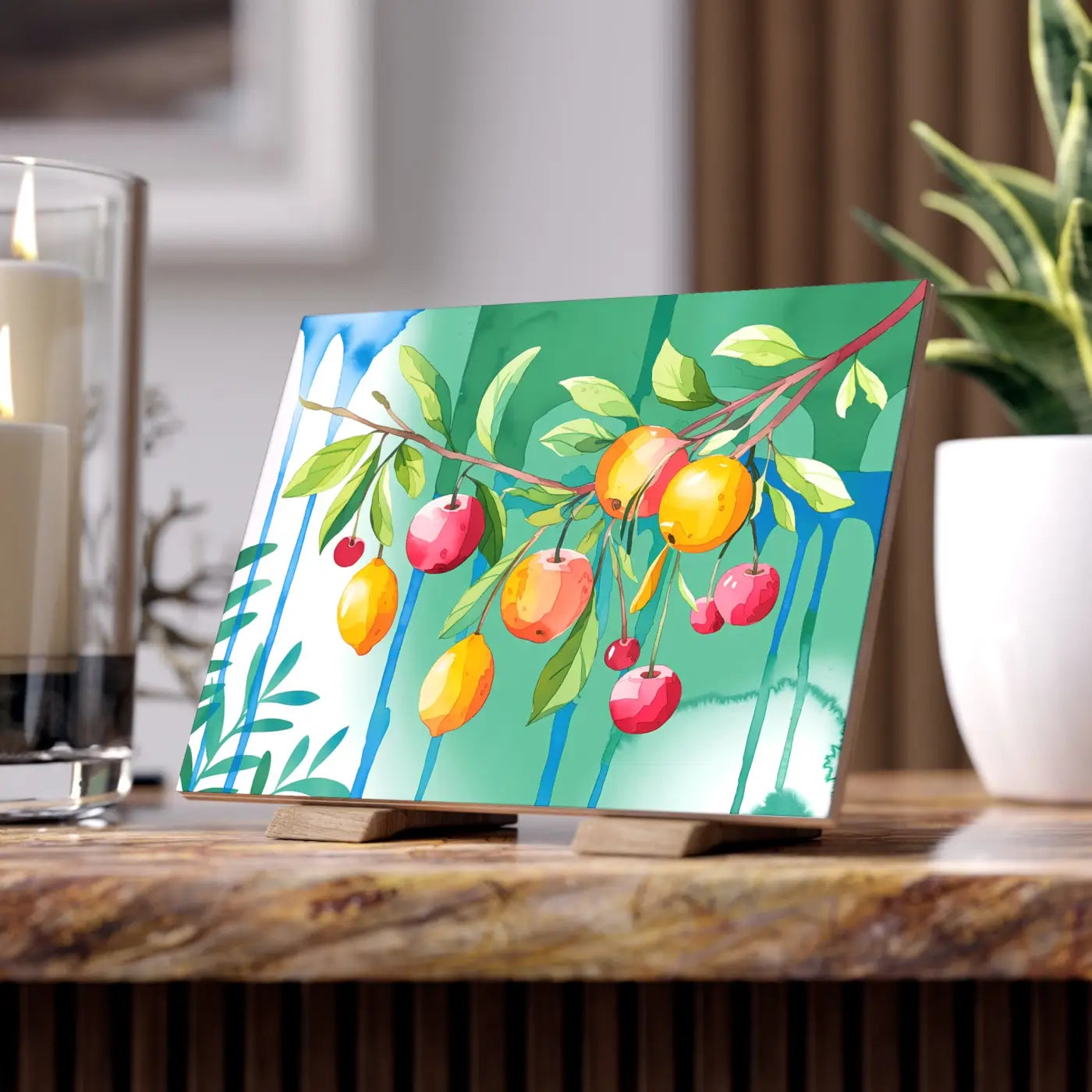 Stunning Ceramic Photo Tiles - Vibrant Wall Art Decor - DipaliZ