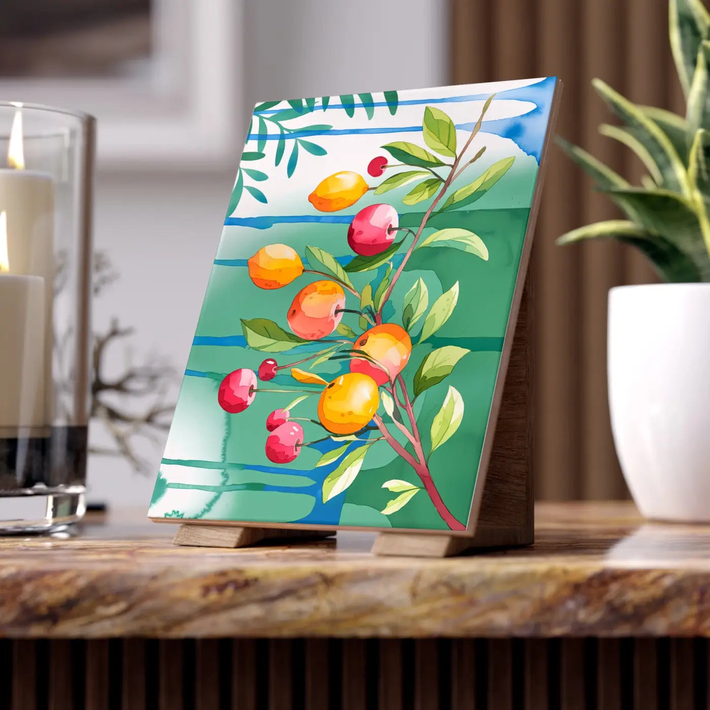 Stunning Ceramic Photo Tiles - Vibrant Wall Art Decor - DipaliZ