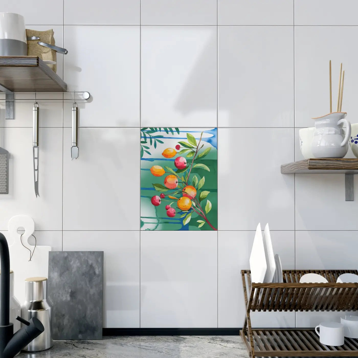 Stunning Ceramic Photo Tiles - Vibrant Wall Art Decor - DipaliZ