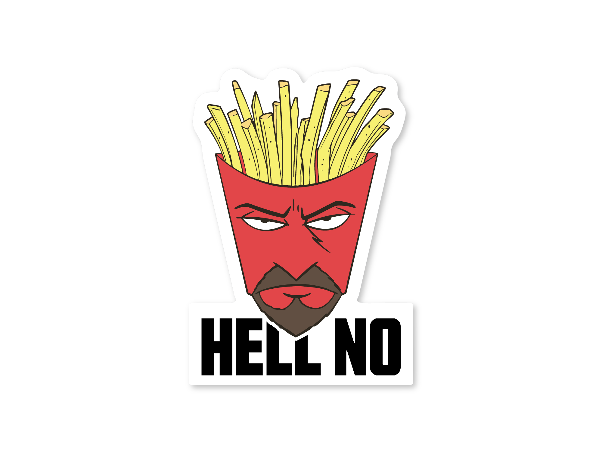 Aqua Teen Hunger Force Sticker, Set of 4