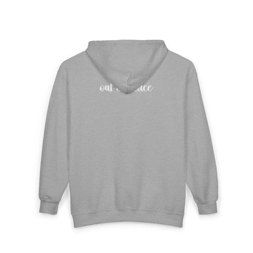 Full-Zip Hoodie - Hand-Embroidered Sloth Detail - DipaliZ