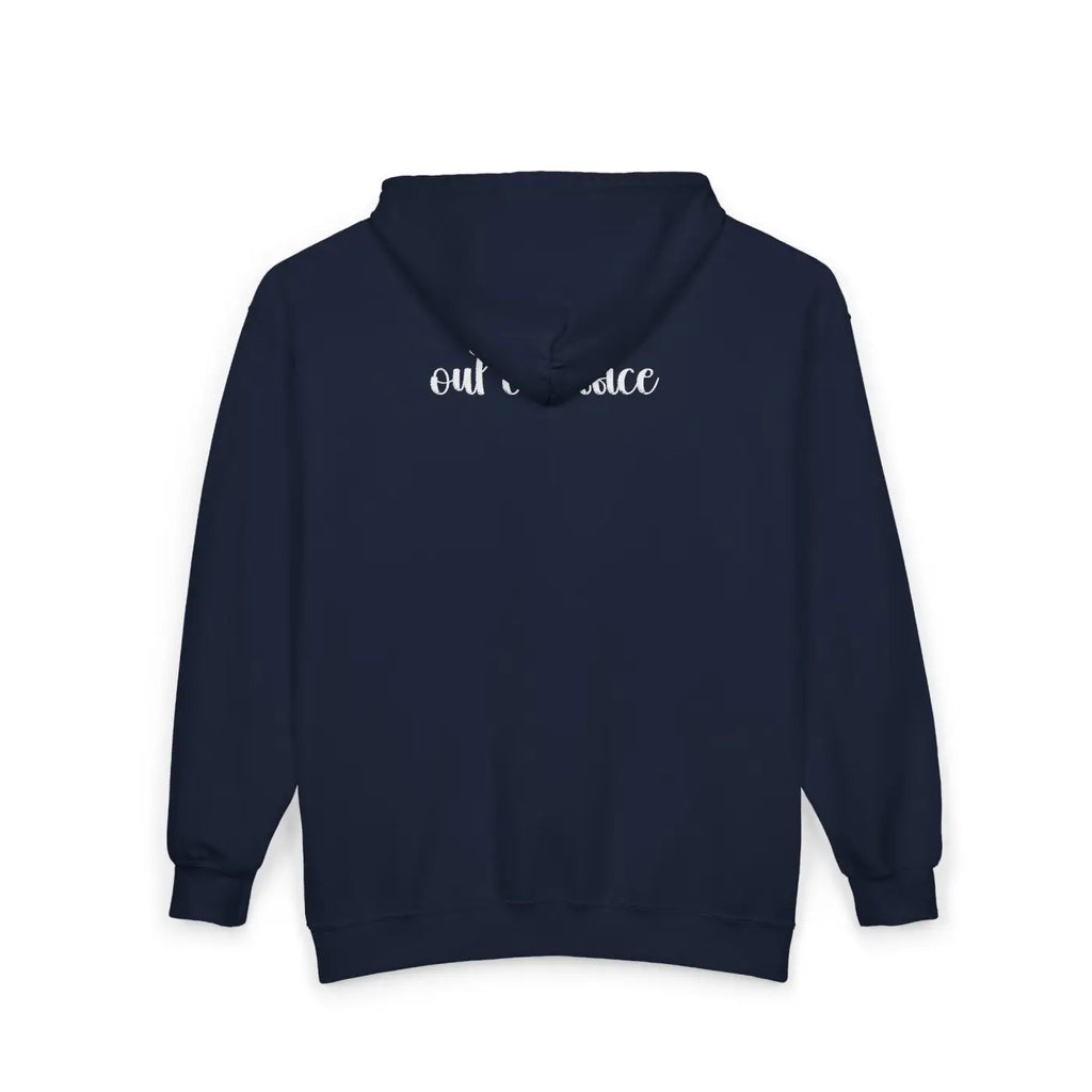 Full-Zip Hoodie - Hand-Embroidered Sloth Detail - DipaliZ