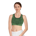 Green Mandala Sports Bra - High Performance Activewear - DipaliZ