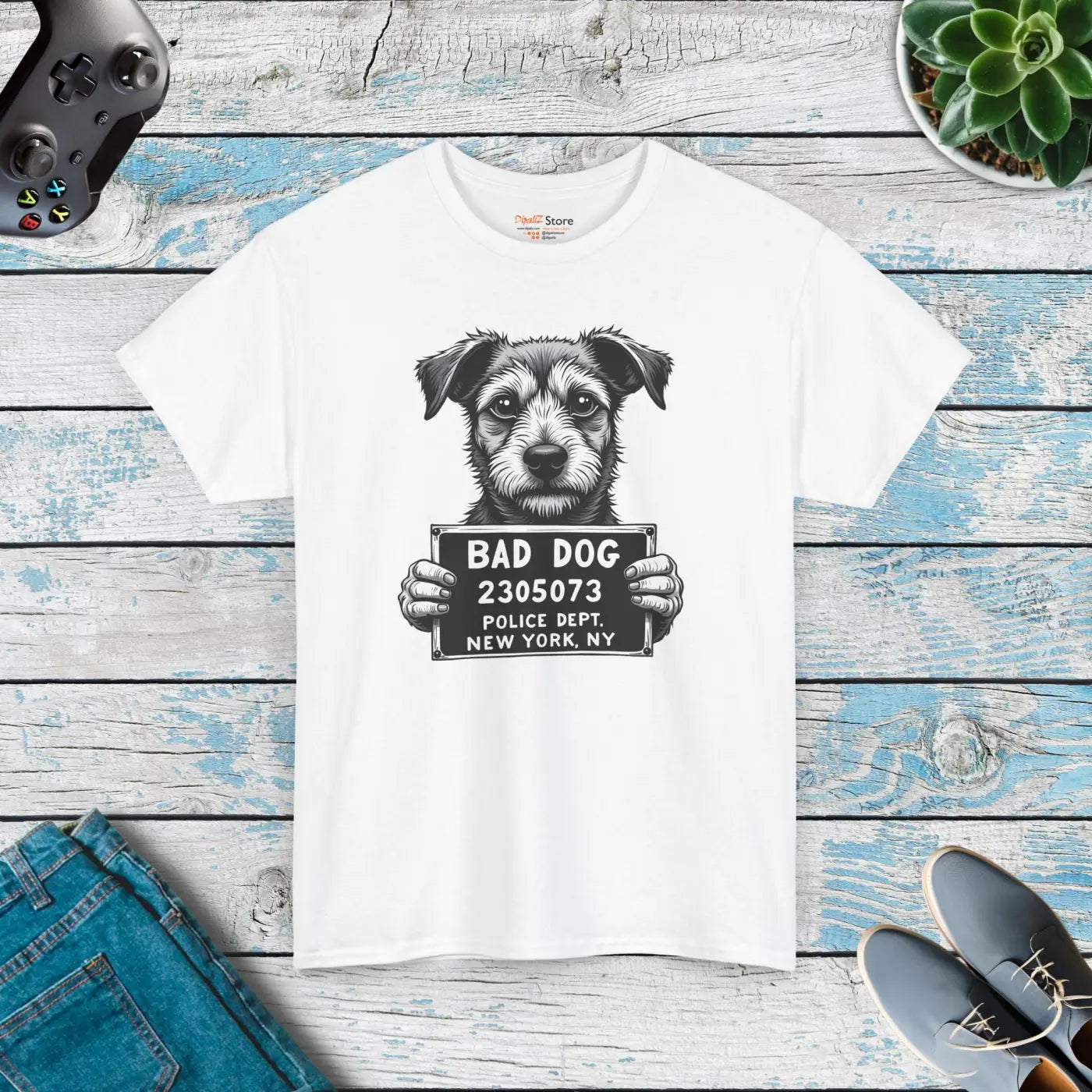 Unisex Heavy Cotton Tee - Playful Everyday Style - DipaliZ