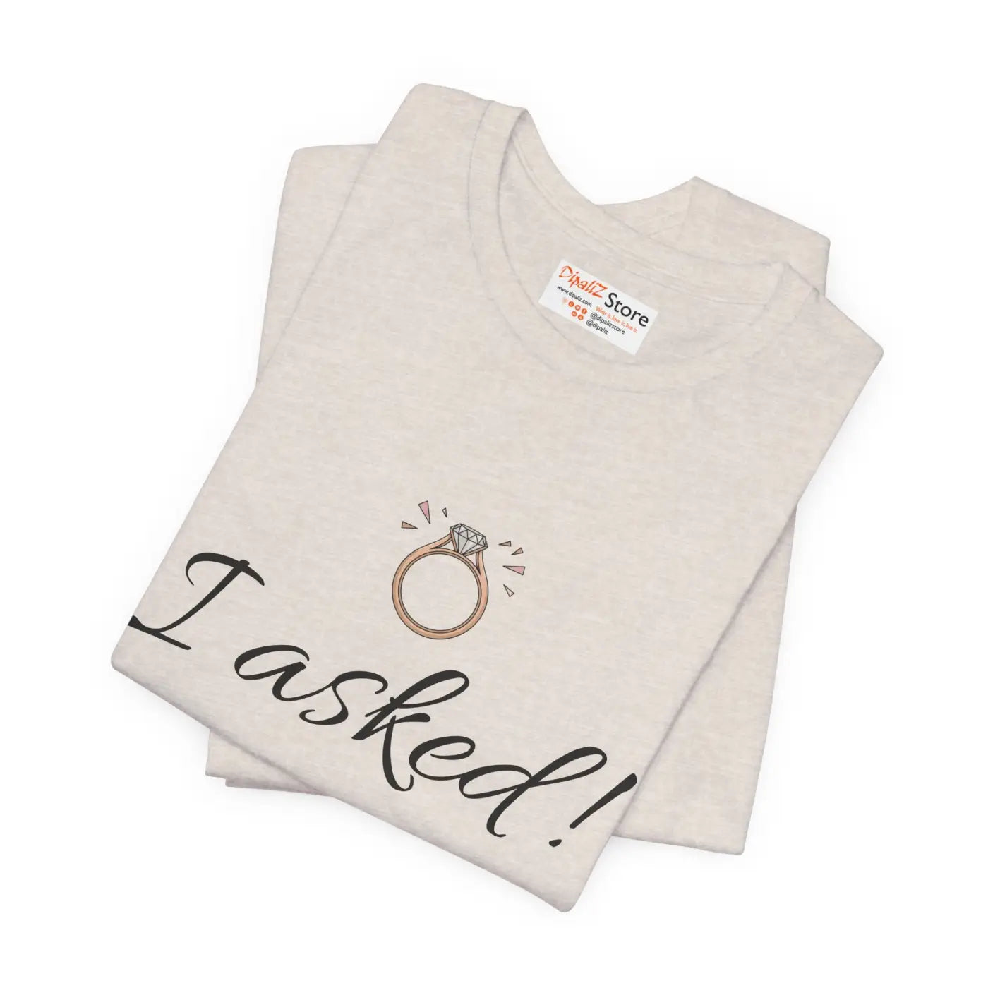 Funny Engagement Announcement Tee - Unforgettable Celebrations - DipaliZ