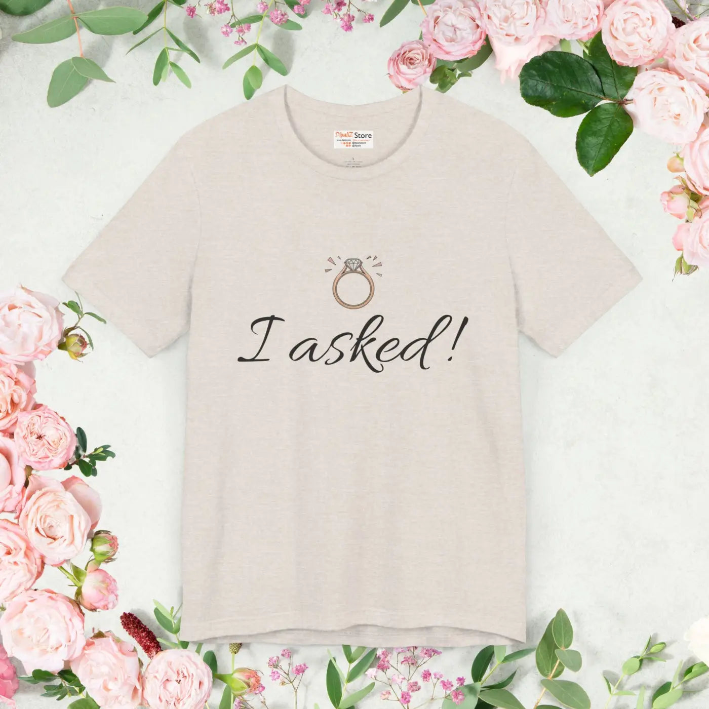 Funny Engagement Announcement Tee - Unforgettable Celebrations - DipaliZ
