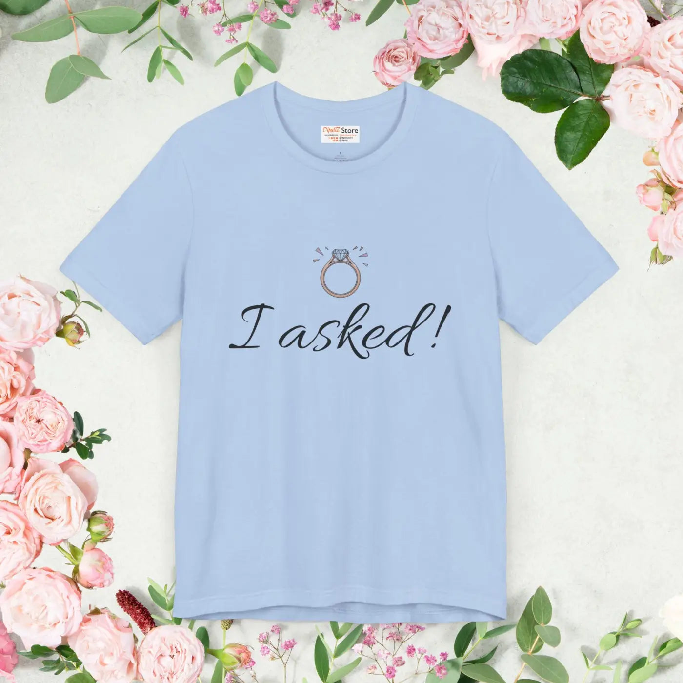 Funny Engagement Announcement Tee - Unforgettable Celebrations - DipaliZ