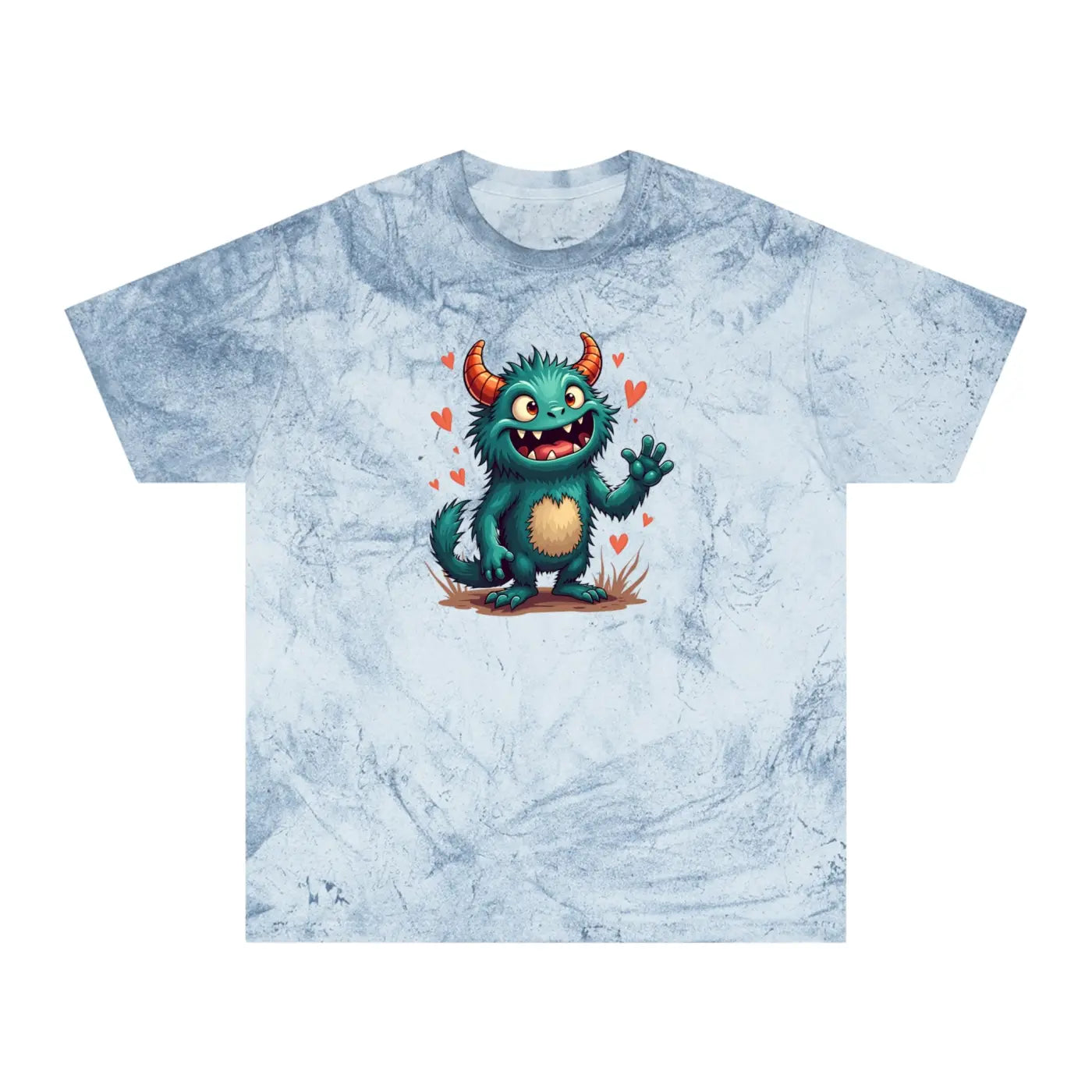 Color Blast Tee - Fun Green Monster Vibes Unisex - DipaliZ