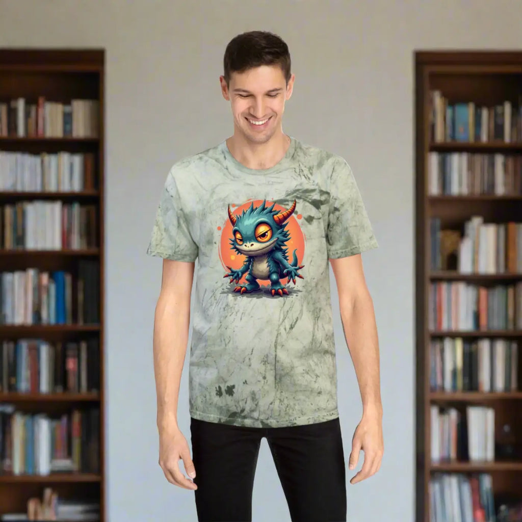 Fun Monster Unisex Color Blast T-Shirt - Vibrant Tee - DipaliZ