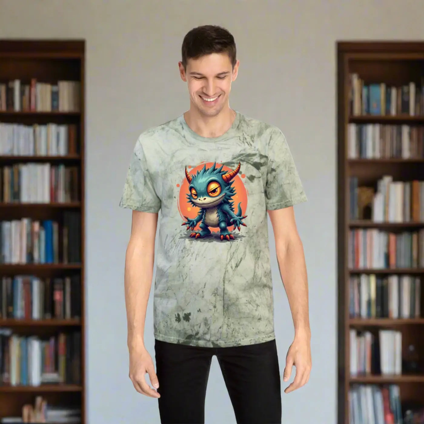 Fun Monster Unisex Color Blast T-Shirt - Vibrant Tee - DipaliZ