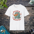 Pizza Monster Cozy Cotton Tee - Casual Comfort Style - DipaliZ