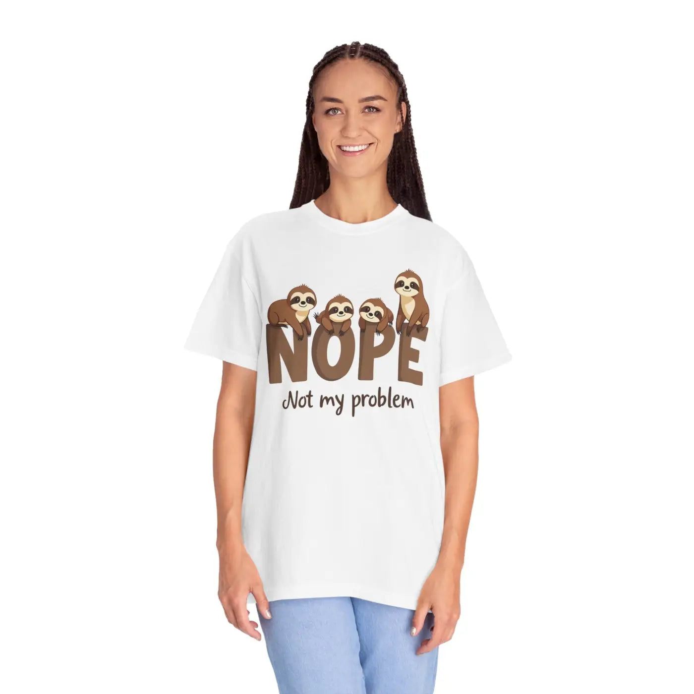 Funny Sloth Graphic Tee - Relaxed Vibes Unisex - DipaliZ