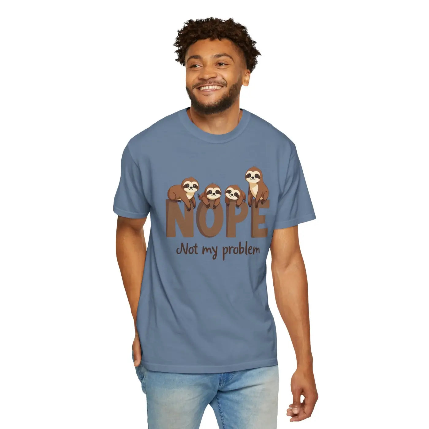 Funny Sloth Graphic Tee - Relaxed Vibes Unisex - DipaliZ