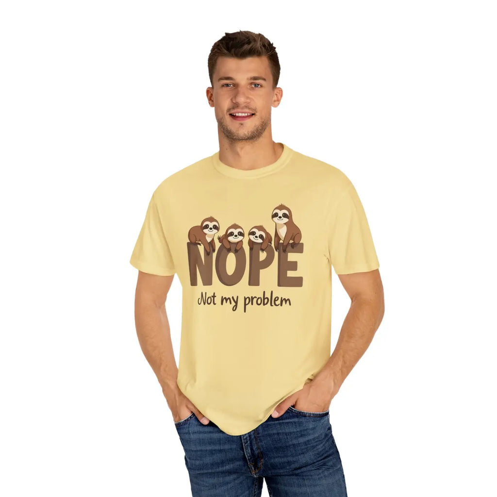 Funny Sloth Graphic Tee - Relaxed Vibes Unisex - DipaliZ