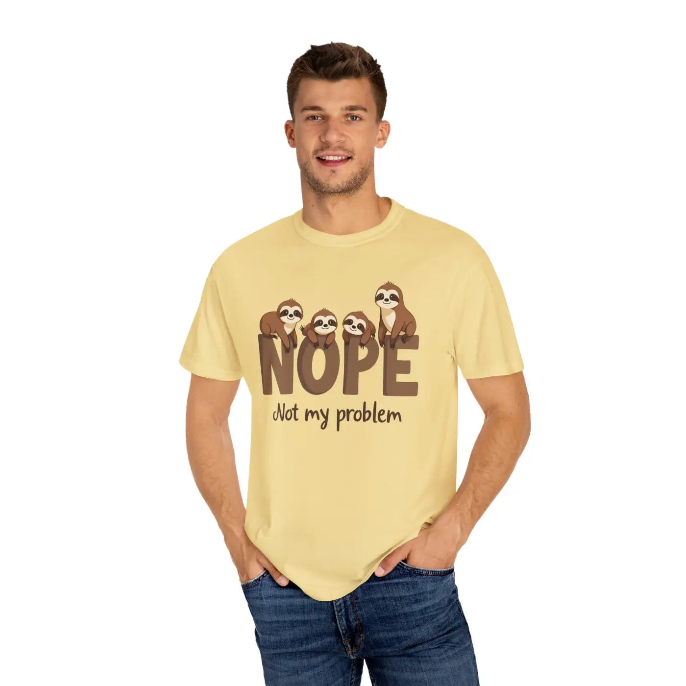 Funny Sloth Graphic Tee - Relaxed Vibes Unisex - DipaliZ