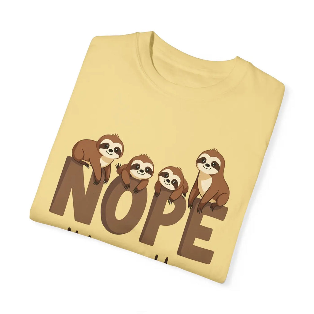 Funny Sloth Graphic Tee - Relaxed Vibes Unisex - DipaliZ