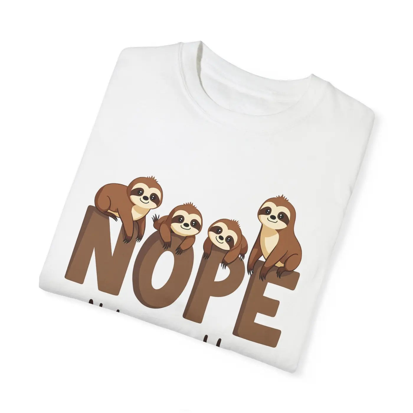 Funny Sloth Graphic Tee - Relaxed Vibes Unisex - DipaliZ