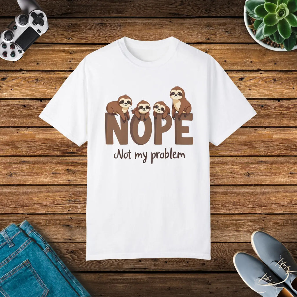 Funny Sloth Graphic Tee - Relaxed Vibes Unisex - DipaliZ