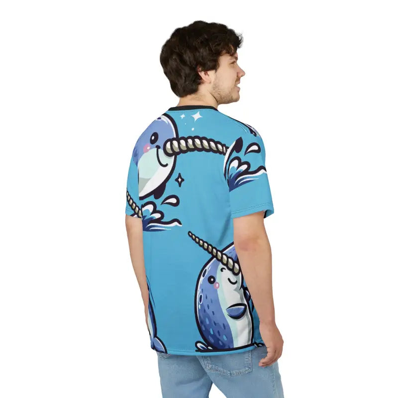 Whale Wonderland Tee - Light Fabric Fun Unisex Shirt - DipaliZ