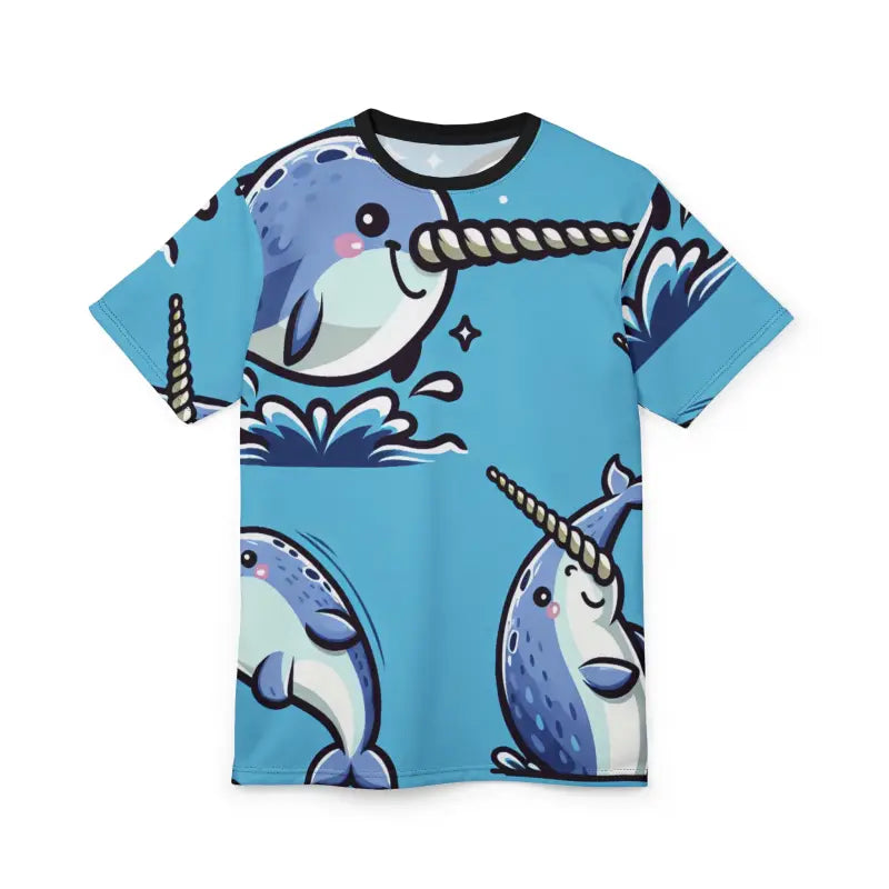 Whale Wonderland Tee - Light Fabric Fun Unisex Shirt - DipaliZ
