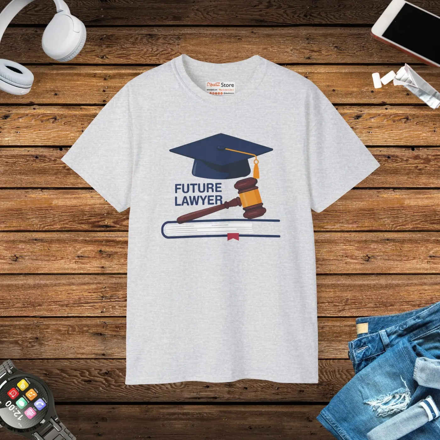 Future Lawyer Ultra Cotton Tee - Bold Ambition Style - DipaliZ