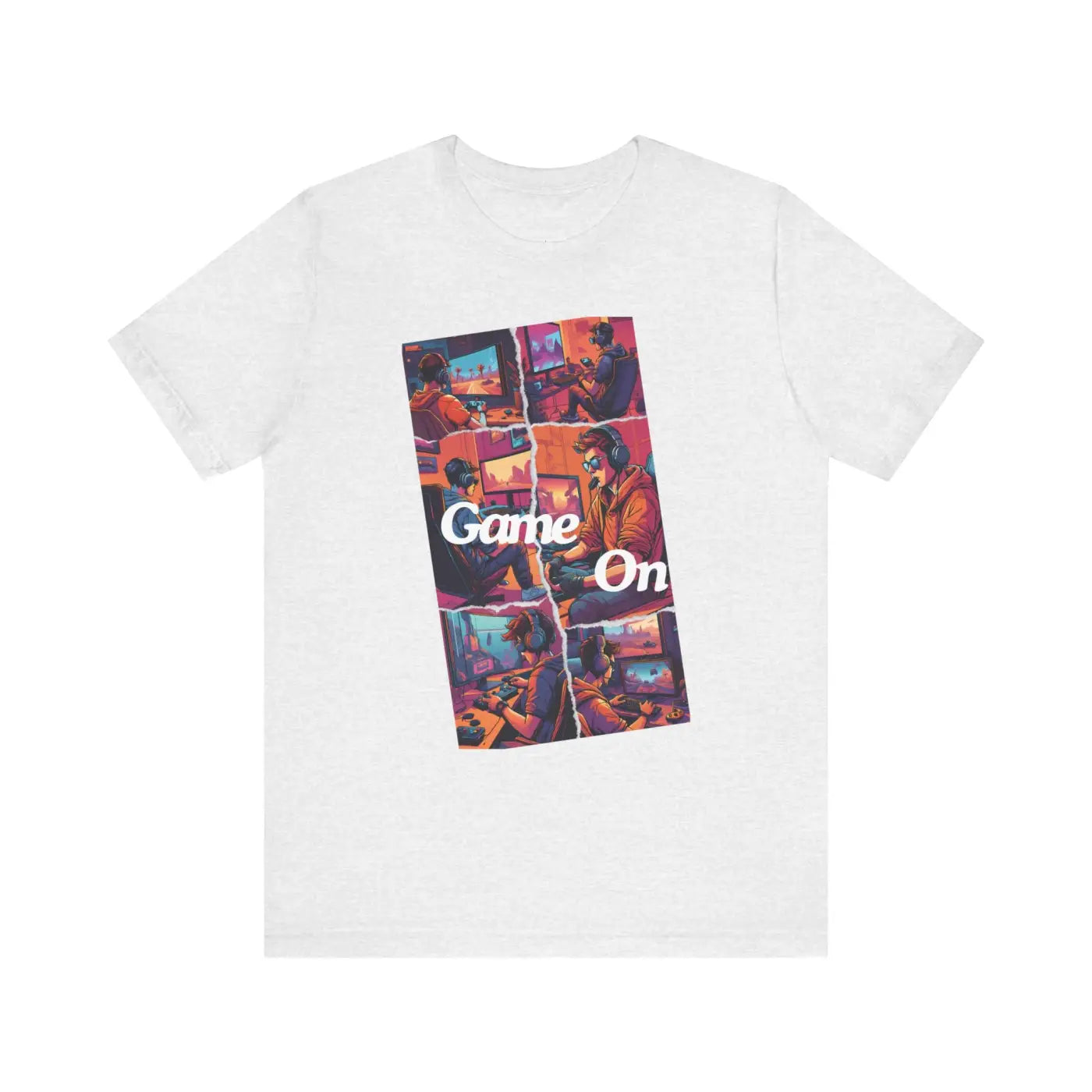 Game On Unisex Jersey Short Sleeve Tee - High-Quality Cotton - DipaliZ