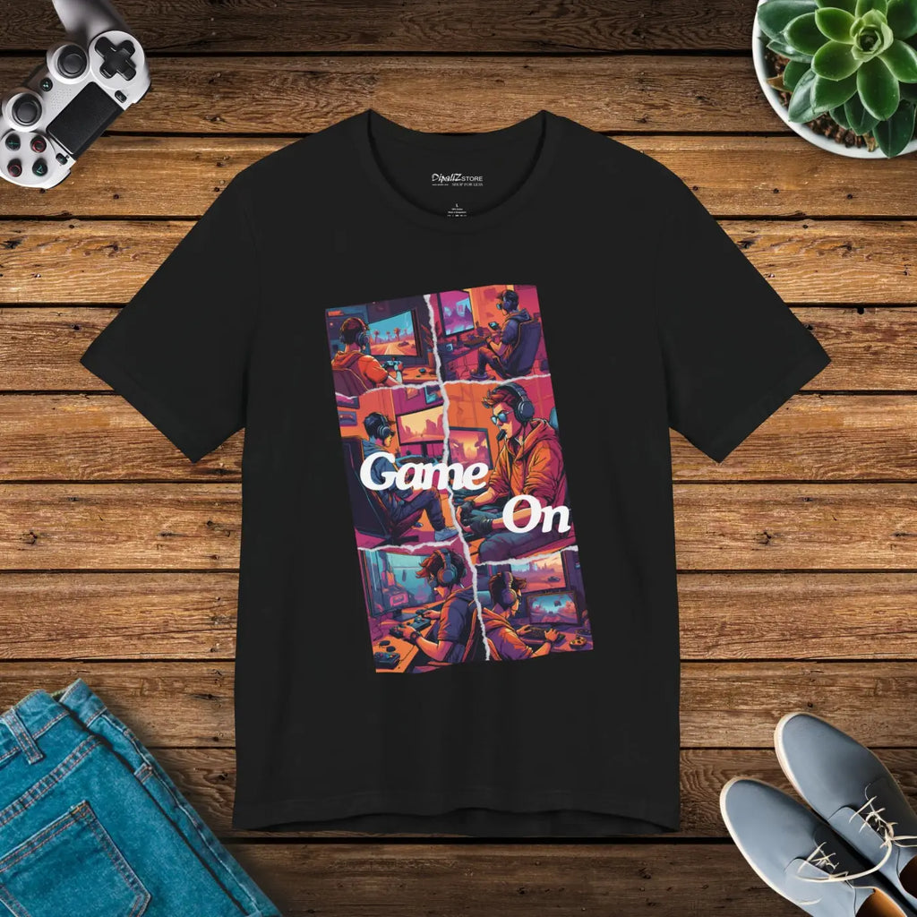 Game On Unisex Jersey Short Sleeve Tee - High-Quality Cotton - DipaliZ