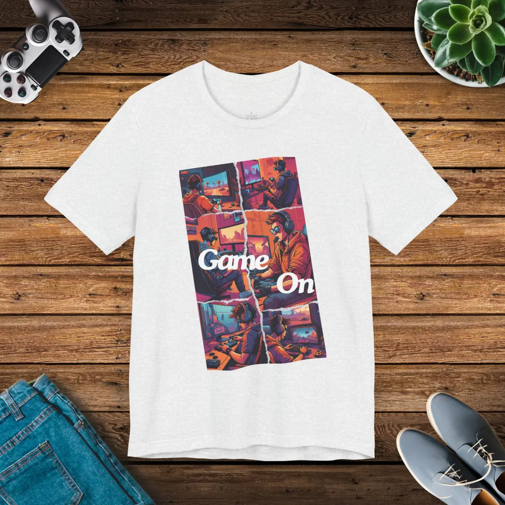 Game On Unisex Jersey Short Sleeve Tee - High-Quality Cotton - DipaliZ