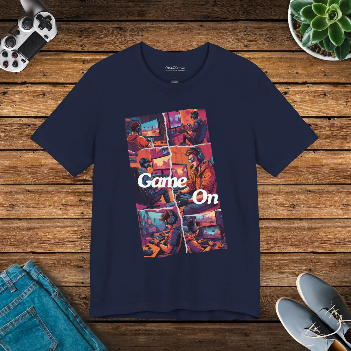 Game On Unisex Jersey Short Sleeve Tee - High-Quality Cotton - DipaliZ