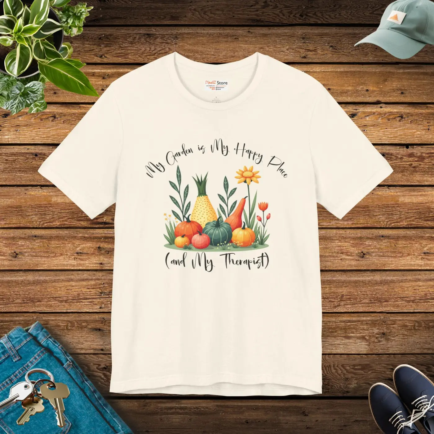 Garden Therapy Unisex Jersey Short Sleeve Tee - Nature Inspired - DipaliZ