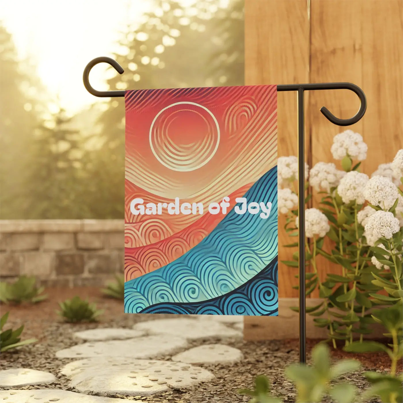 Mesmerizing Abstract Nature Banner - Garden Decor Flag - DipaliZ