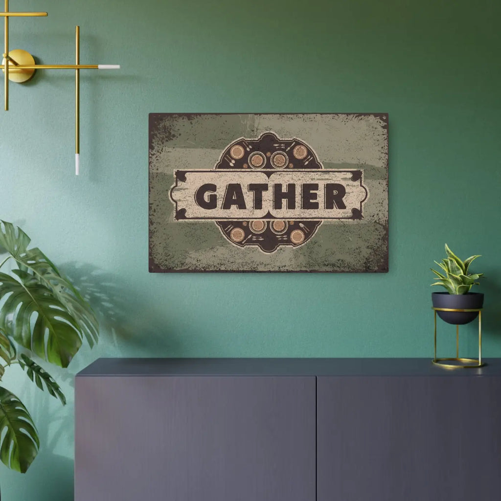 Vintage Metal Signs - 3mm White Aluminum Matte Finish - DipaliZ