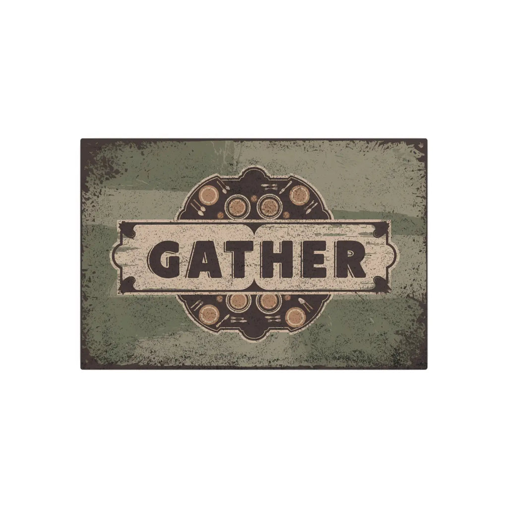 Vintage Metal Signs - 3mm White Aluminum Matte Finish - DipaliZ