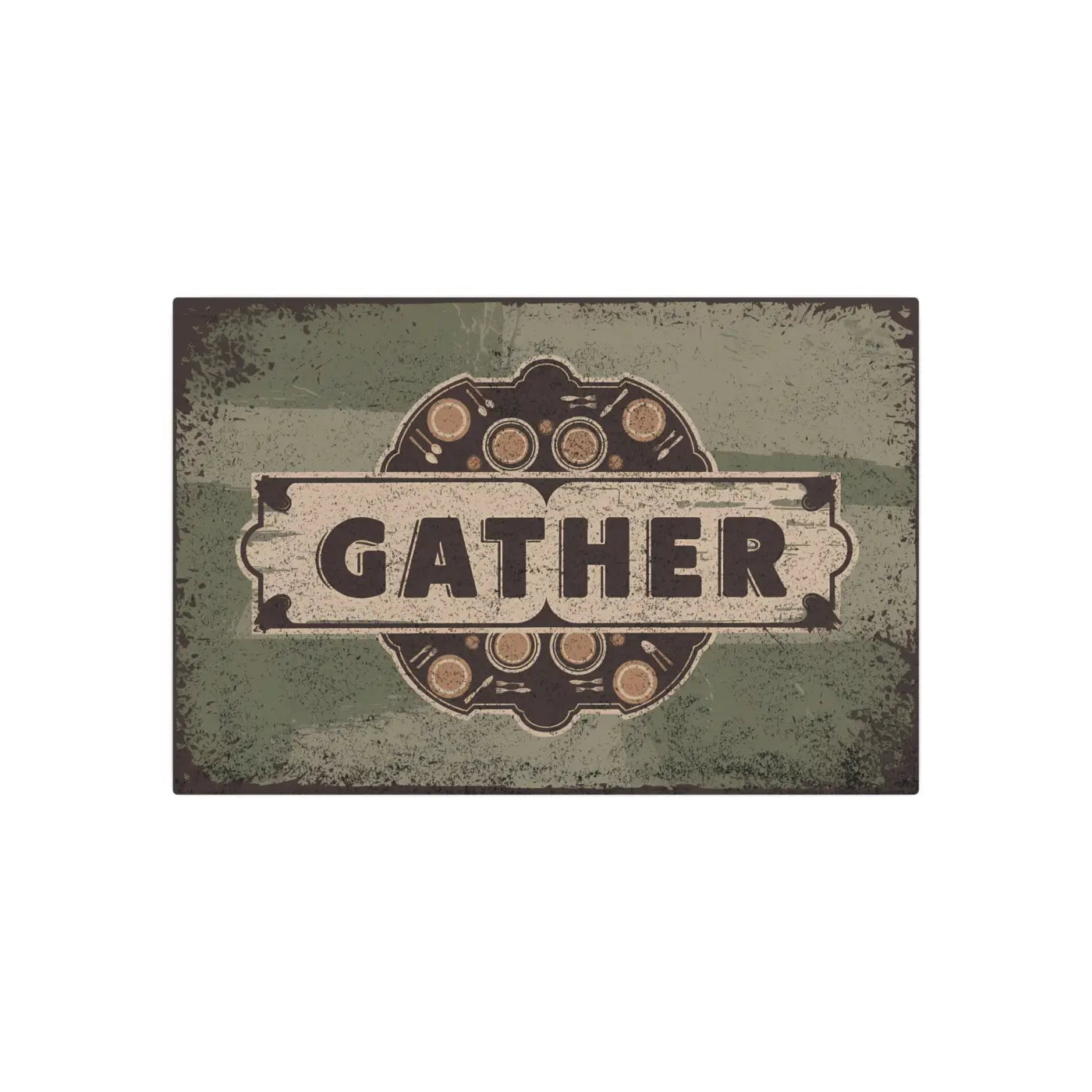 Vintage Metal Signs - 3mm White Aluminum Matte Finish - DipaliZ
