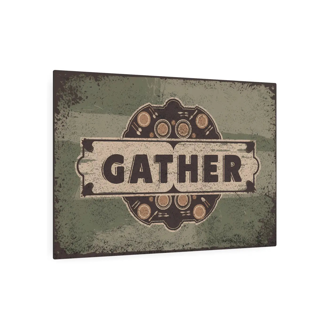 Vintage Metal Signs - 3mm White Aluminum Matte Finish - DipaliZ