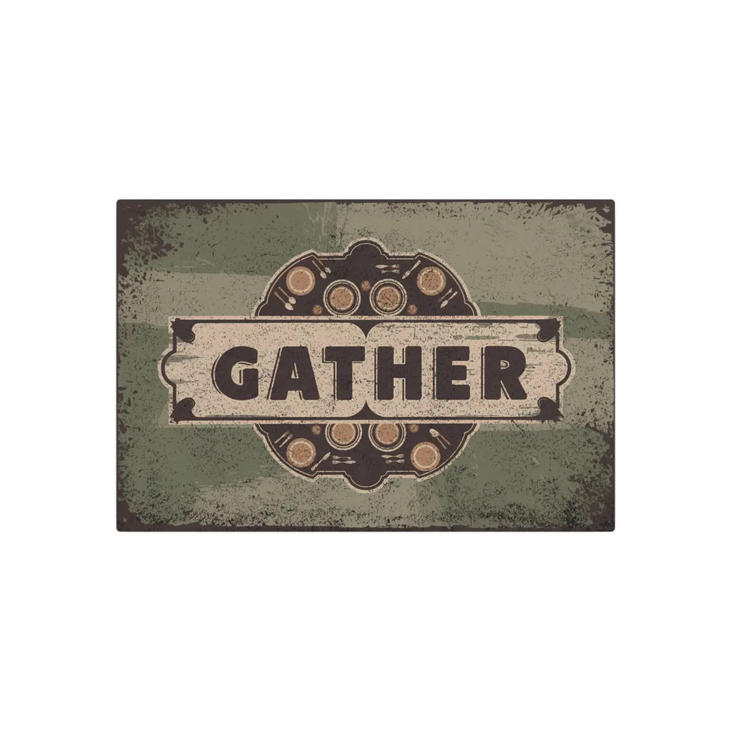 Vintage Metal Signs - 3mm White Aluminum Matte Finish - DipaliZ