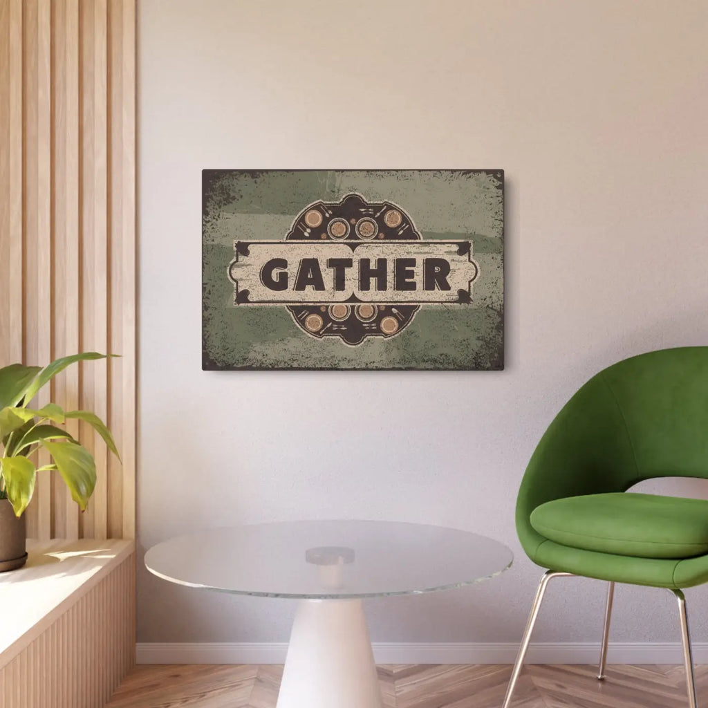 Vintage Metal Signs - 3mm White Aluminum Matte Finish - DipaliZ