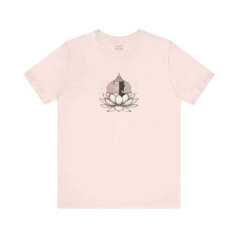 Buddha Lotus Unisex Tee - Soft Cotton Jersey Short Sleeve - DipaliZ