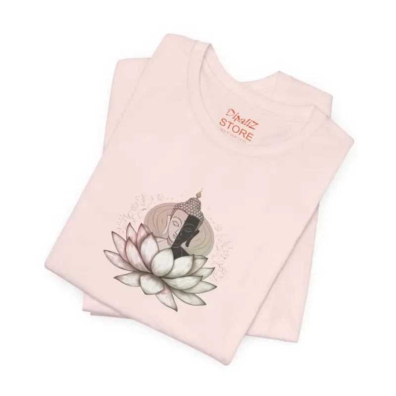Buddha Lotus Unisex Tee - Soft Cotton Jersey Short Sleeve - DipaliZ