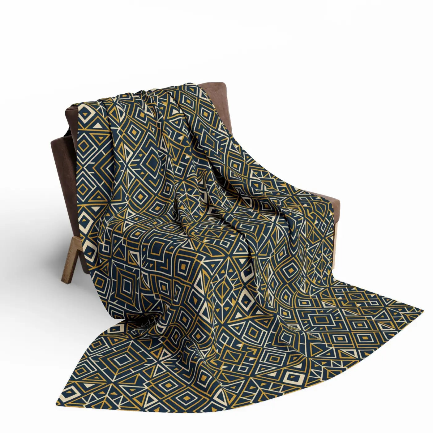 Boho Geometric Arctic Fleece Blanket - Ultra Soft - DipaliZ