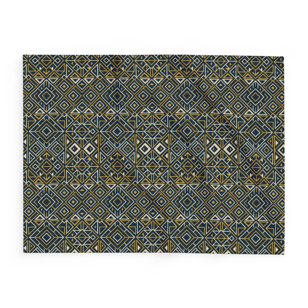 Boho Geometric Arctic Fleece Blanket - Ultra Soft - DipaliZ