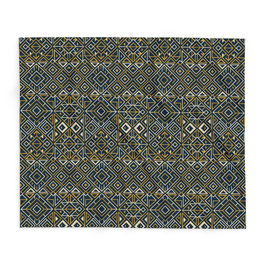 Boho Geometric Arctic Fleece Blanket - Ultra Soft - DipaliZ