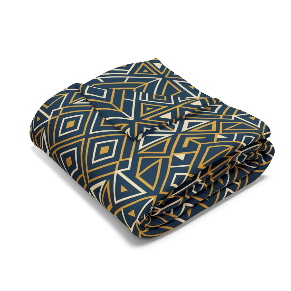 Boho Geometric Arctic Fleece Blanket - Ultra Soft - DipaliZ
