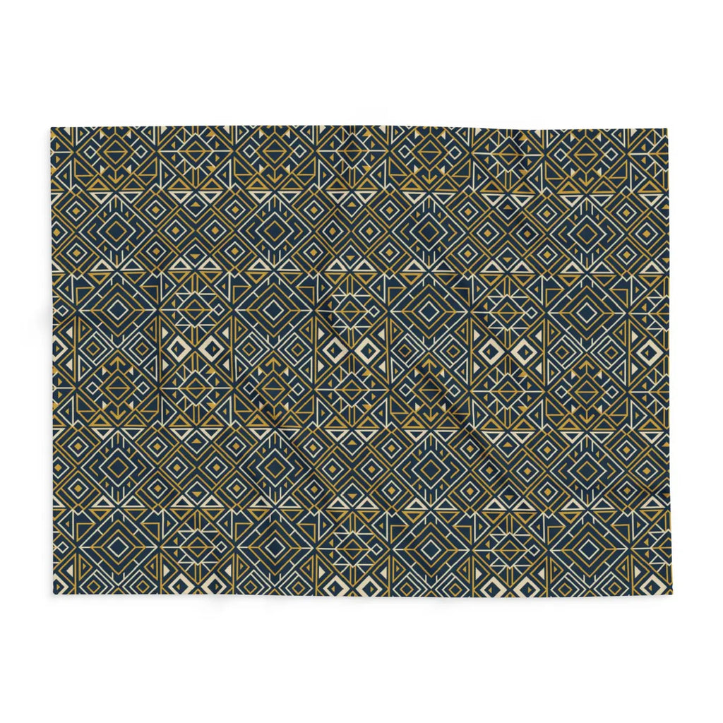 Boho Geometric Arctic Fleece Blanket - Ultra Soft - DipaliZ