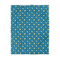 Geometric Blue Tile Duvet - Durable Polyester Weave - DipaliZ