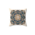 Geometric Mandal Pattern Pillow - Spun Polyester Square - DipaliZ