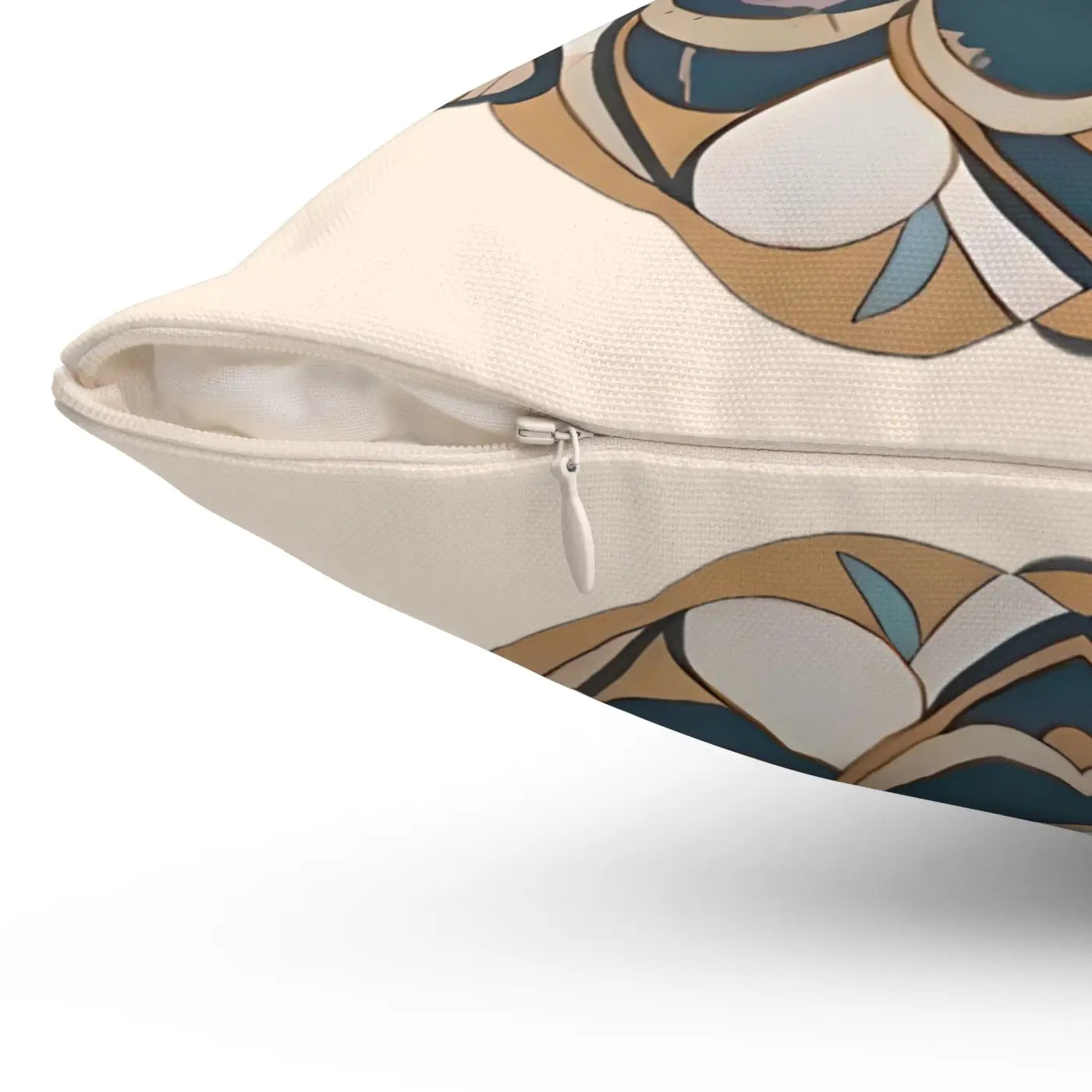 Geometric Mandal Pattern Pillow - Spun Polyester Square - DipaliZ